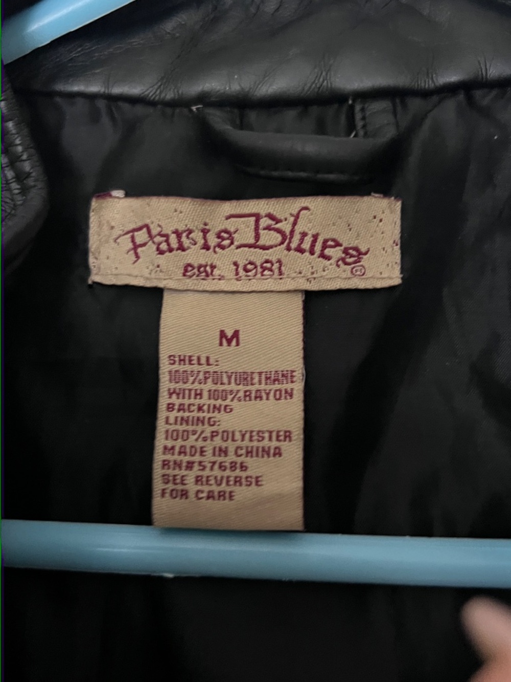 Paris Blues Faux Leather Jacket - Picture 3 of 3